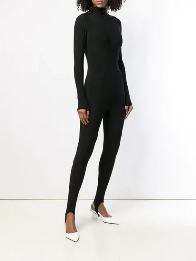 Shop Atu Body Couture Fitted Jumpsuit In Black