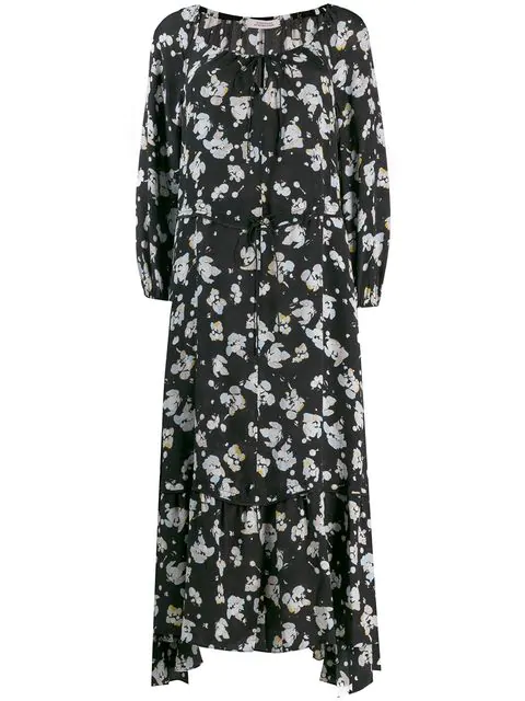 yellow dress black spots