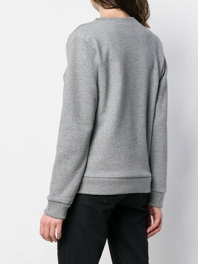 Shop Apc 'kimberley' Pullover Mit Logo In Grey
