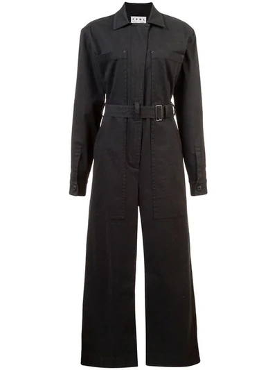 Shop Proenza Schouler Pswl Utility Jumpsuit In Black