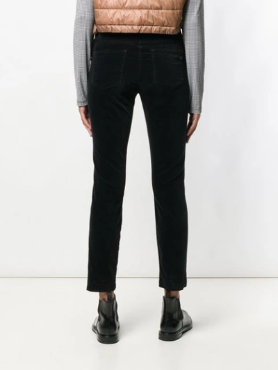 Shop Luisa Cerano Skinny-fit Trousers - Black