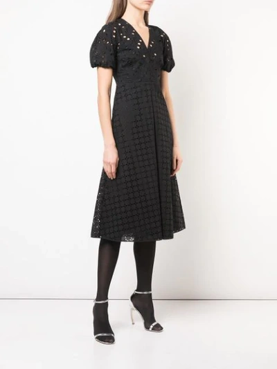 Shop Rochas Broderie In Black