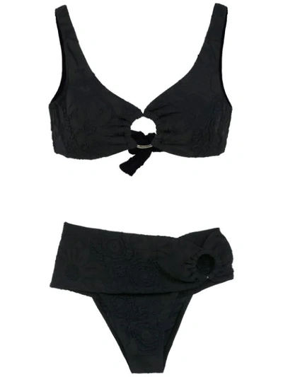 Shop Amir Slama Bikini With Cut Details In Black