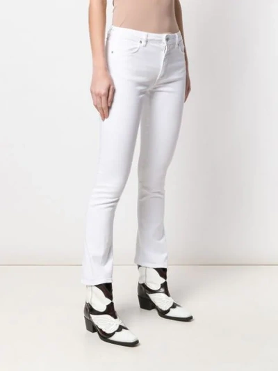 Shop Dondup Cropped Skinny Jeans In White