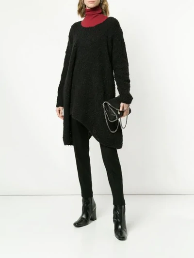 Shop Uma Wang Oversized Knit Jumper In Black