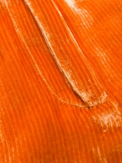 SIES MARJAN WILLA CORDUROY CROPPED TROUSERS - 橘色