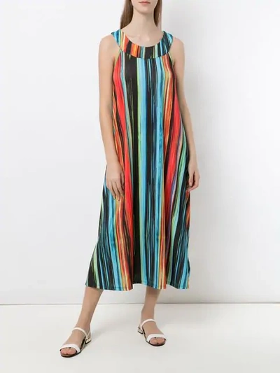 Shop Lygia & Nanny Manati Midi Dress In Multicolour