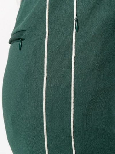 Shop Joseph Creased Track Trousers In Green