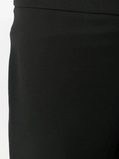 Shop Max Mara Tailored Flare Trousers - Black