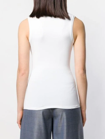 Shop Theory Fitted Vest In White