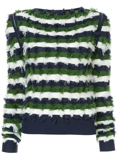 Shop Sonia Rykiel Striped Sweater In Multicolour