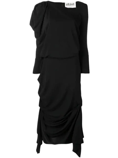 Shop A.w.a.k.e. Overlayered Dress In Black