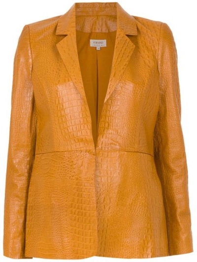 Shop Abrand A.brand Blazer Classic - Amarelo Saffron - Yellow