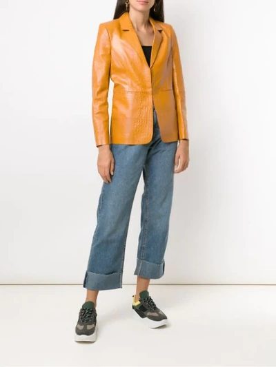 Shop Abrand A.brand Blazer Classic - Amarelo Saffron - Yellow