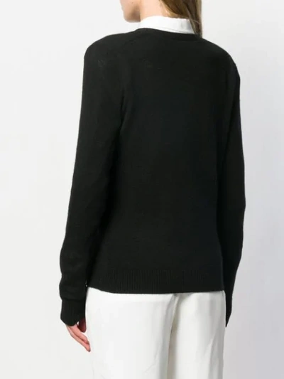 Shop Theory Long Sleeve Cardigan In Black