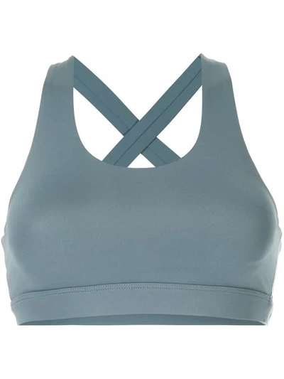Shop Nimble Activewear 'hold Me In' Sport-bh - Blau In Blue