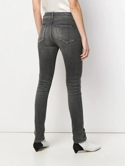 BALENCIAGA STONEWASHED SKINNY JEANS - 灰色