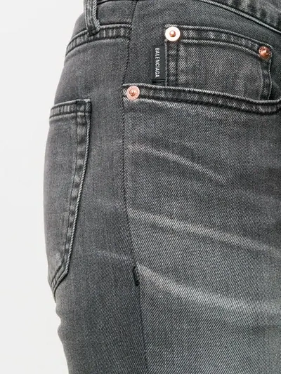 BALENCIAGA STONEWASHED SKINNY JEANS - 灰色