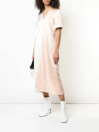 Shop Partow Leigh Midi Dress In Pink