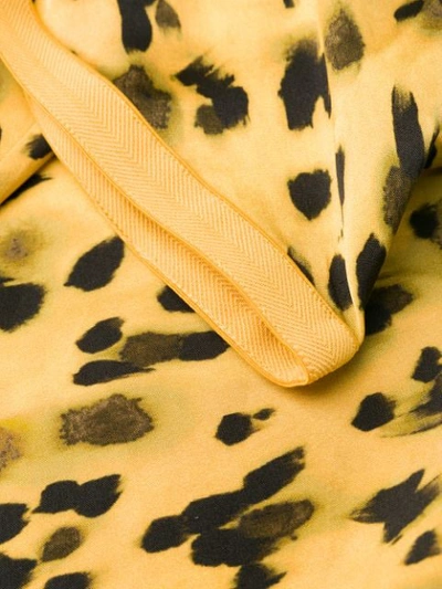 Shop Anine Bing 'bar' Rock Mit Leoparden-print In Yellow