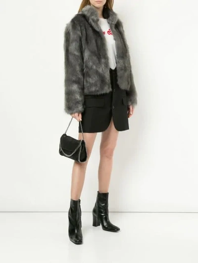 Shop Unreal Fur Delish Jacket In Grey