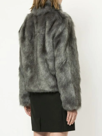 Shop Unreal Fur Delish Jacket In Grey