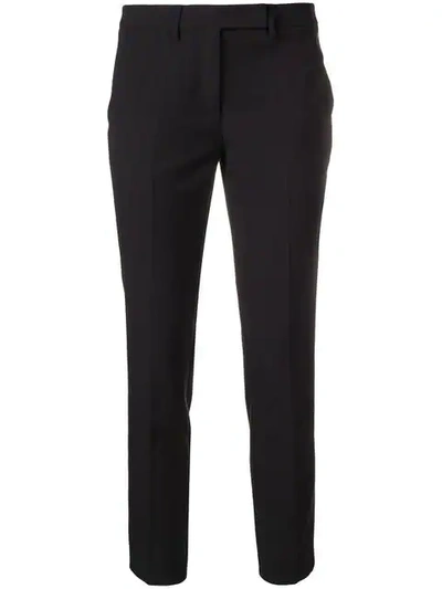 Shop Blanca Cropped Tailored Trousers In Black