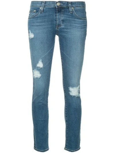 Shop Ag Prima Ankle Jeans In Blue