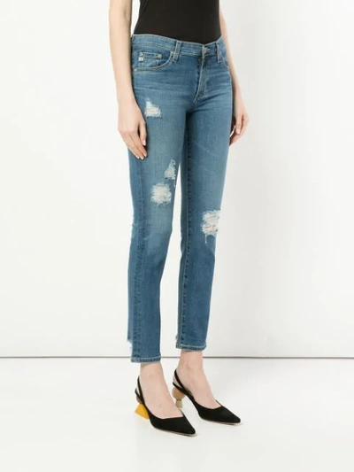 Shop Ag Prima Ankle Jeans In Blue