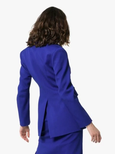 Shop Aleksandre Akhalkatsishvili Tailored Single In Blue