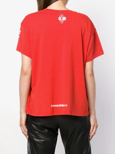 Shop Marcelo Burlon County Of Milan Cupido T-shirt In Red