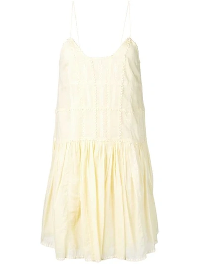 Shop Isabel Marant Étoile Amelie Dress In Yellow