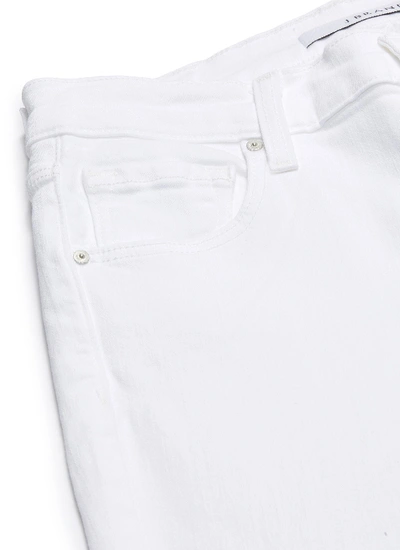 Shop J Brand '835' Cropped Skinny Jeans In White
