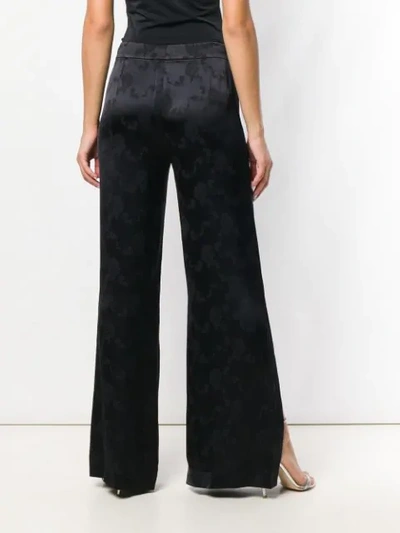 Shop Theory High Rise Palazzo Trousers In Blue