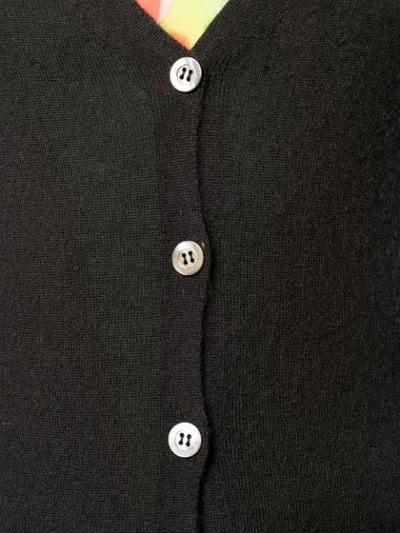 Pre-owned Prada 1990's V-neck Cardigan In Black