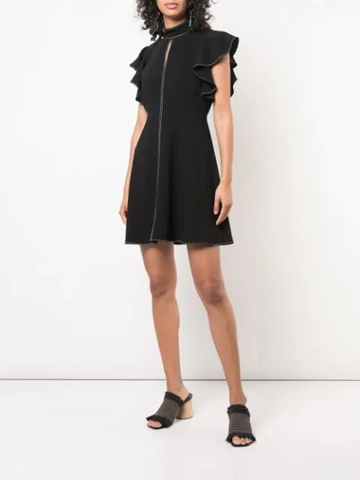 Shop Cinq À Sept 'reiko' Kleid In Black