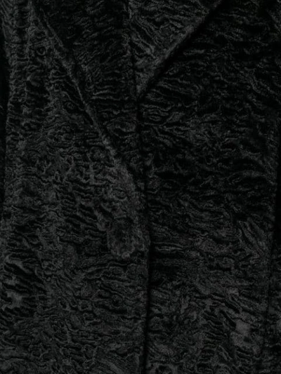 Shop Vivetta Oversized Mid-length Coat In Black