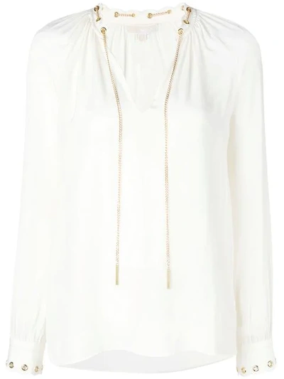 Michael kors 2024 chain blouse