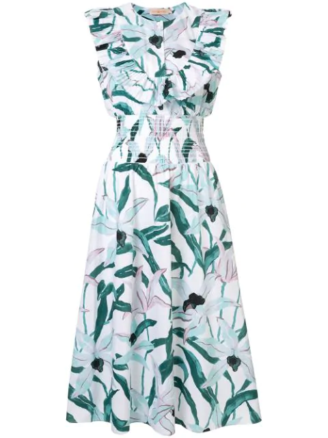 tory burch midi dress