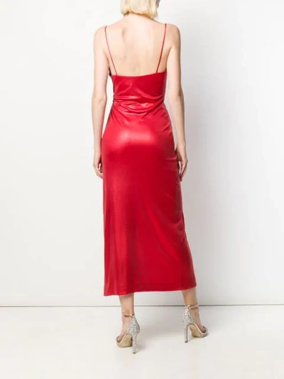 Shop Galvan Mars Dress In Red