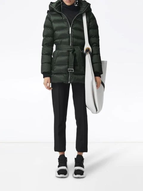 burberry limehouse long puffer coat