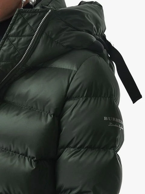 burberry limehouse mid length down puffer coat