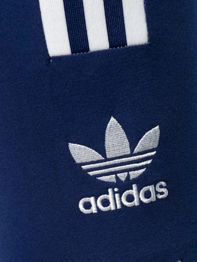 Shop Adidas Originals Trefoil Leggings In Blue