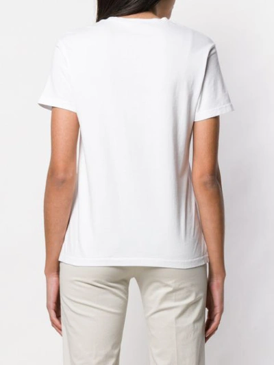 Shop Aspesi Per Piacere Print T In White