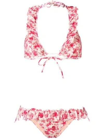 Shop Anjuna Michela Bikini Set In Pink