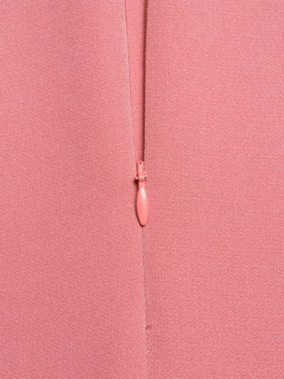 Shop Mm6 Maison Margiela Oversized Fringe Dress - Pink