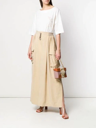 LORENA ANTONIAZZI PULL-ON MAXI SKIRT 