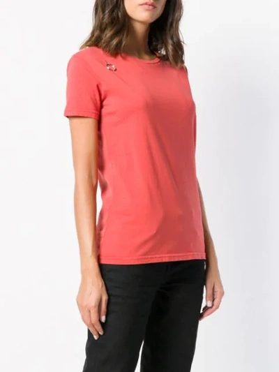 Shop Alyx Ring Detail T-shirt In Red