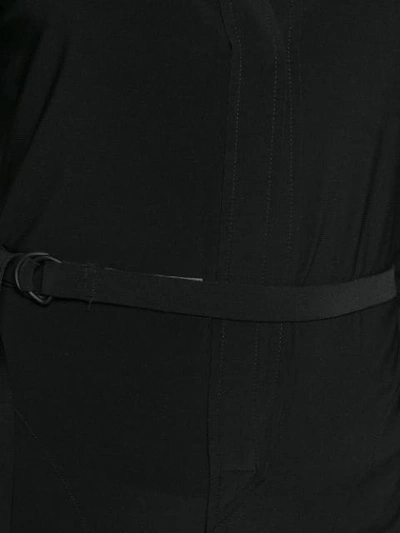 Shop Norma Kamali Longsleeved Jumpsuit In Black