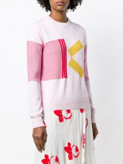 Shop Kenzo K Knit Jumper In Pink